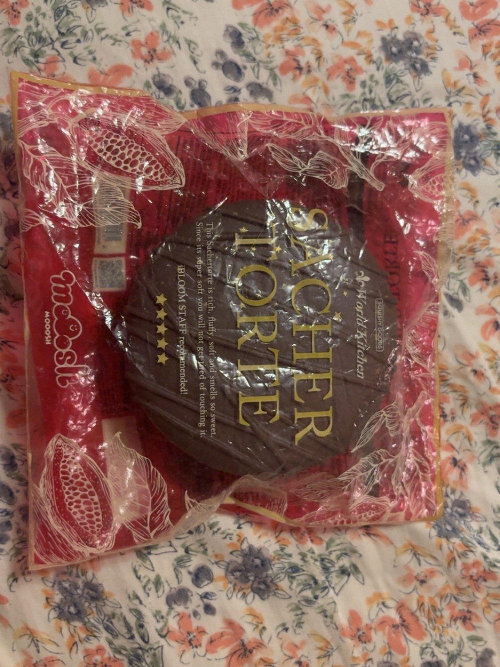 Sacher Torte Chocolate Cake in Red Packaging